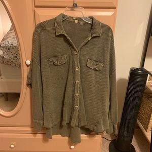 Free people green scout jacket